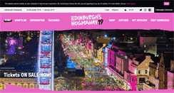 Desktop Screenshot of edinburghshogmanay.com